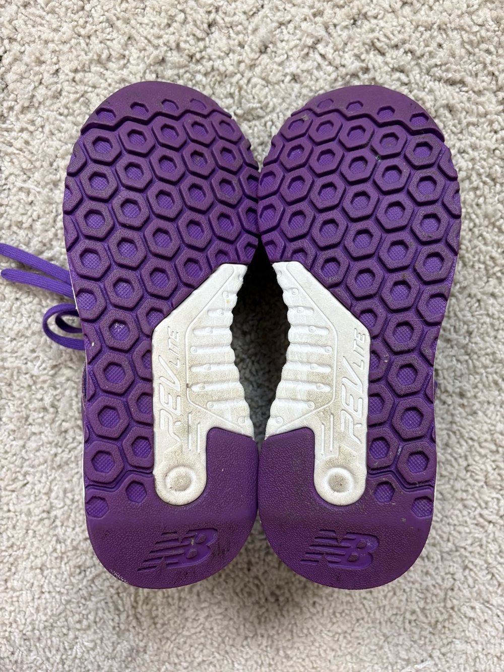 Women's NEW BALANCE Purple 247 Engineered Mesh RUNNING Shoes SNEAKERS  7 - Picture 7 of 7